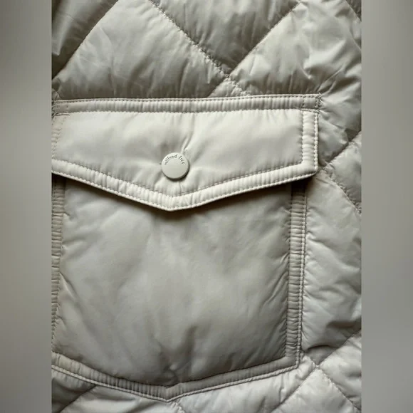 Wilfred Aritzia The Ganna Quilted Jacket Bone XSmall - Picture 6 of 16